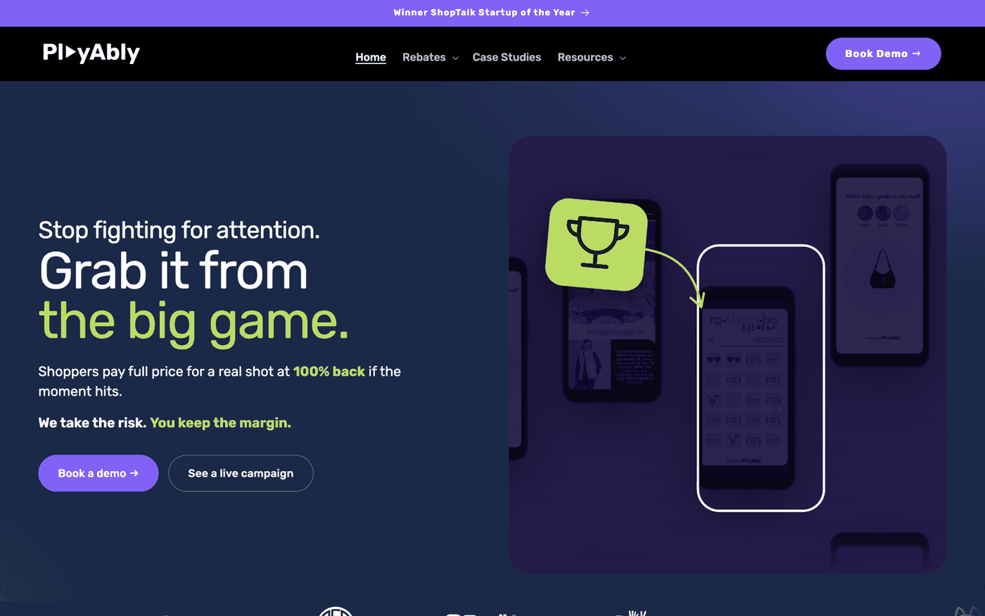 PlayAbly play-and-win games across partner brands