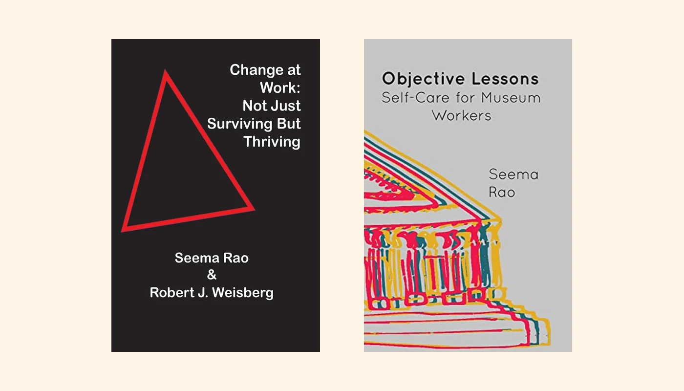 Covers of Change at Work and Objective Lessons